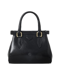 BRUSHBEAUTY LUXURY BAGS | MEDICI OF FLORENCE LITTLE MINNIE BAG - BLACK