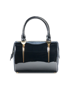 BRUSHBEAUTY LUXURY BAGS | SAPAF ATELIER BOSTON BAG  SMALL - DARK BLUE